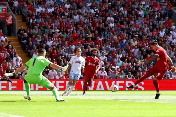 Liverpool 3-0 Aston Villa: Collected after the Premier League game, the Reds were in fierce form, crushing the Lions.